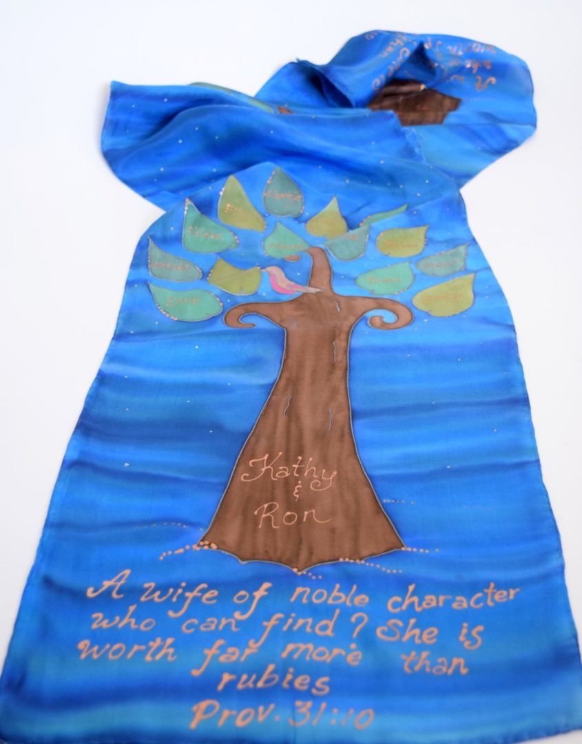 Family Tree Keepsake Scarf