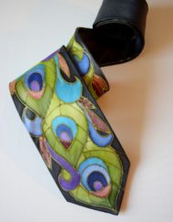 Peacock Feathers Tie