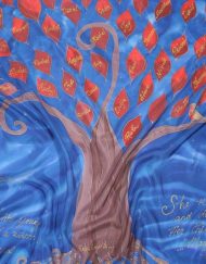 Family Tree silk wrap