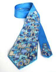 Blue Squares Tie