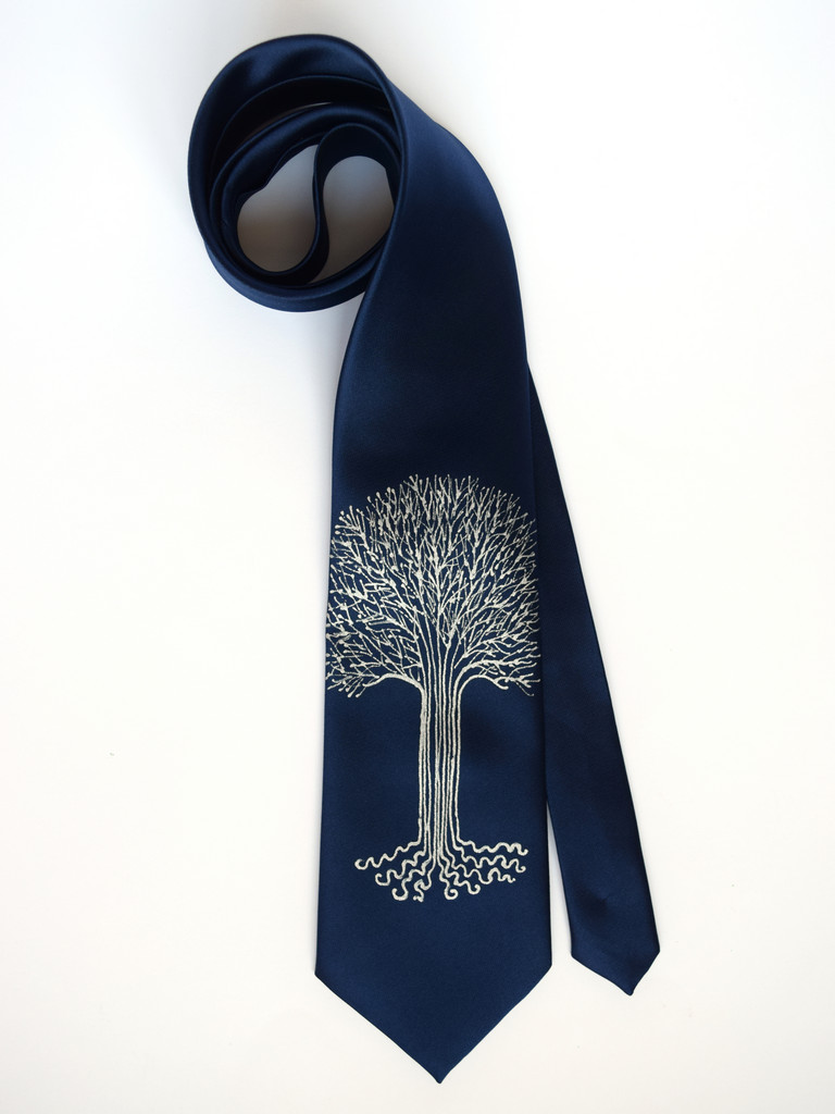 oak tie red tie LOTR tie tree tie