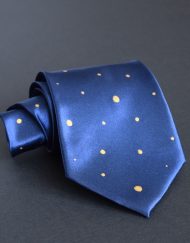 Navy Polka Dot Tie