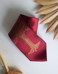 Red tree tie, LOTR tie