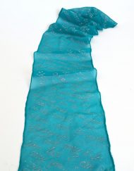 Teal LOTR Book Scarf Turquoise