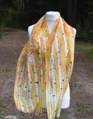 Yellow Birch Tree Scarf