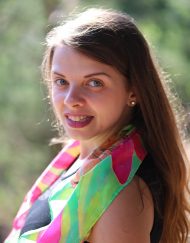 Butterfly Floral Green Scarf
