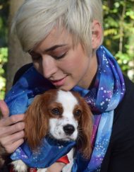 Celestial Galaxy Silk Scarf
