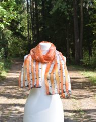 Orange Birch Scarf