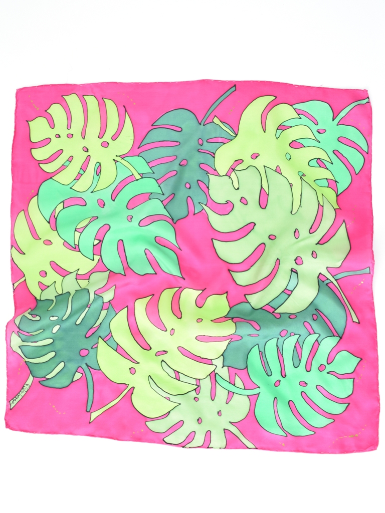 Monstera Leaf Scarf