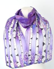 Purple Birch Tree Scarf
