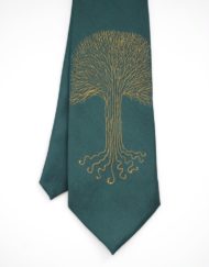 Green LOTR Tree Tie