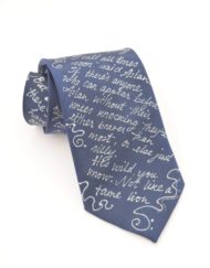 Narnia Book Tie Blue