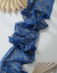 1 Corinthians 13 Verse Navy Blue Scarf