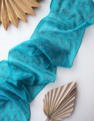 Tolkien Turquoise Silk Book Scarf