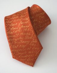 Burnt Orange LOTR Tie