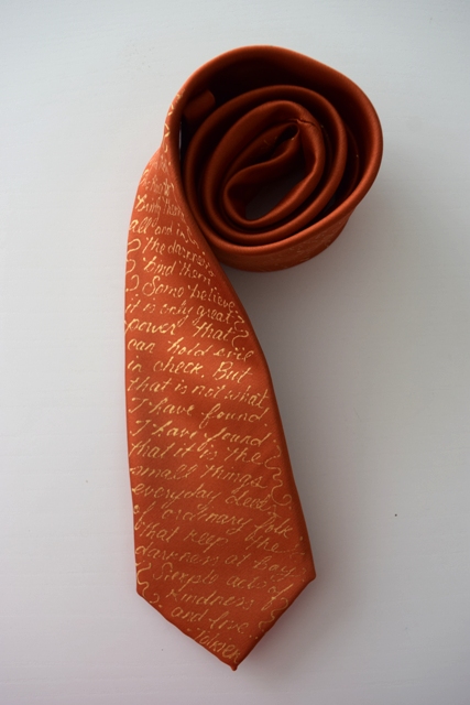 Burnt Orange LOTR Tie