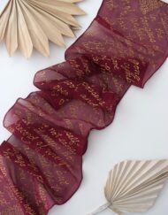 ! Cor 13 Maroon Scarf