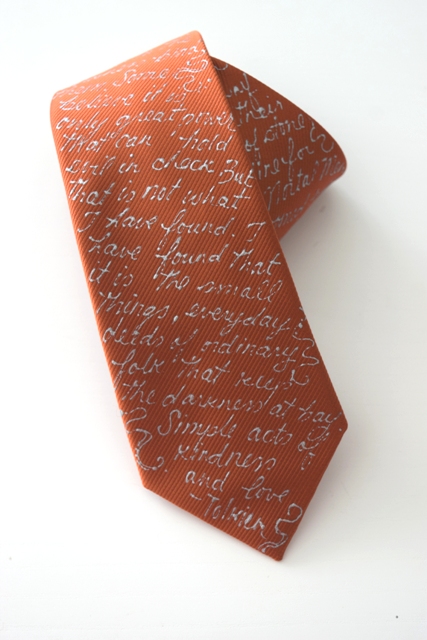 Orange Book Tie
