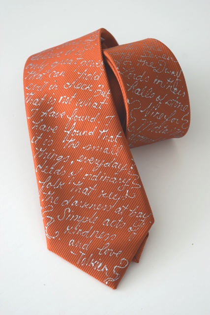 Orange Book Tie