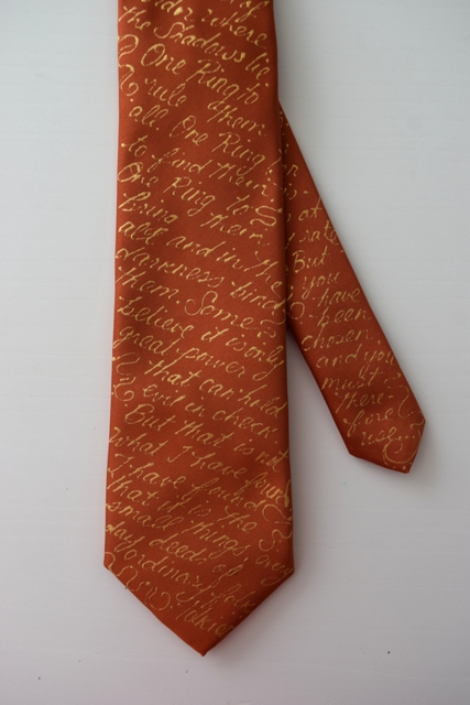 Terracotta LOTR Book Tie - Image 3