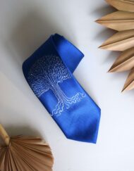 Blue Tree Tie