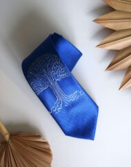 Blue Tree Tie