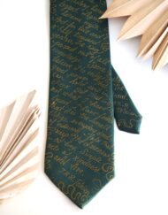 Green LOTR book tie