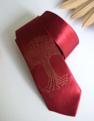 Red Tree Tie